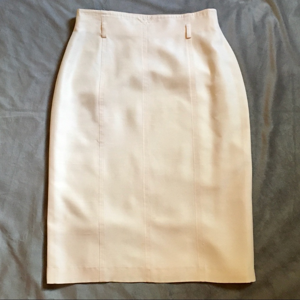 Escada Margaretha Ley Vtg Silk Skirt 40 High Waist
